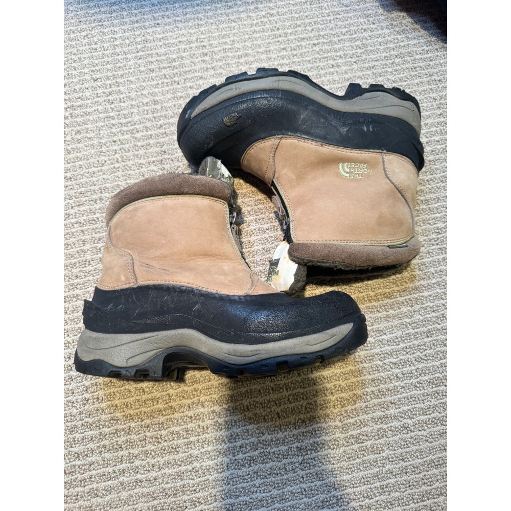 The North Face Women's Winter Boots Size 8 Brown Insulated Fur Lined Waterproof